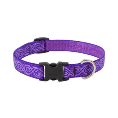 Adjustable Collar with Original Multicolor Jelly Roll Design – Nylon