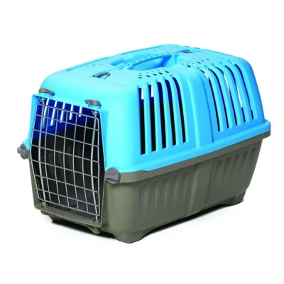 Spree Hard-Sided Pet Carrier, 19 Inches – Blue, 1-Door