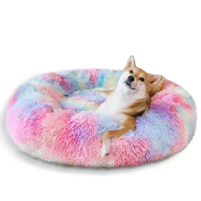 Anti-Anxiety Plush Cozy Warming Pet Bed (24